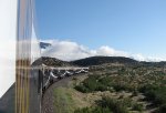 Looking over the train from the Dutch door